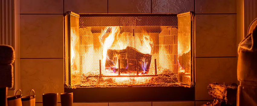 Mendota Hearth Landscape Fireplace Installation in Kingsport, Tennessee